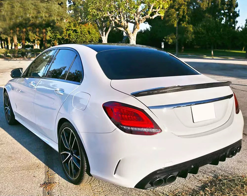 Mercedes-Benz C Class W205 2015 - 2019 Carbon Fiber Spoiler